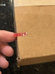 4mm 6mm BOPP PET Red Tear Tape for Opening Cardboard Boxes, Envelopes