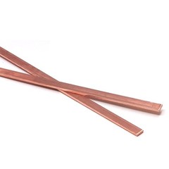 4PCS C110 Copper Flat Bar Stock, 2mm x 10mm x 400mm, 0.08×0.4×15.7 Length