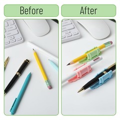 Koala Pencil Clip, 6 Pack, Silicone Pen Holder, Wall Desk, Assorted