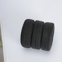Desk Organizer Pen Holder Pen Pencil Tire Shaped Holder Case Office Stationery
