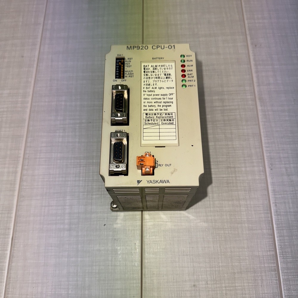 YASKAWA JEPMC-CP200 CONTROLLER MP920 CPU-01 MAKE OFFER!