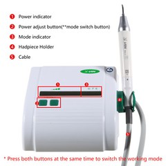 Dental Ultrasonic Piezo Scaler LED Scaling Perio Endo for Cavitron EMS /10*Tips