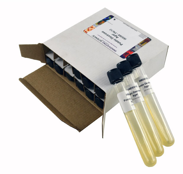 Potato Dextrose Agar Slant Tubes, Pack of 12 – Sterile – Innovating Science