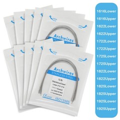10 Packs/100pcs Dental Orthodontic Stainless Steel Rectangular Arch Wires Ovoid