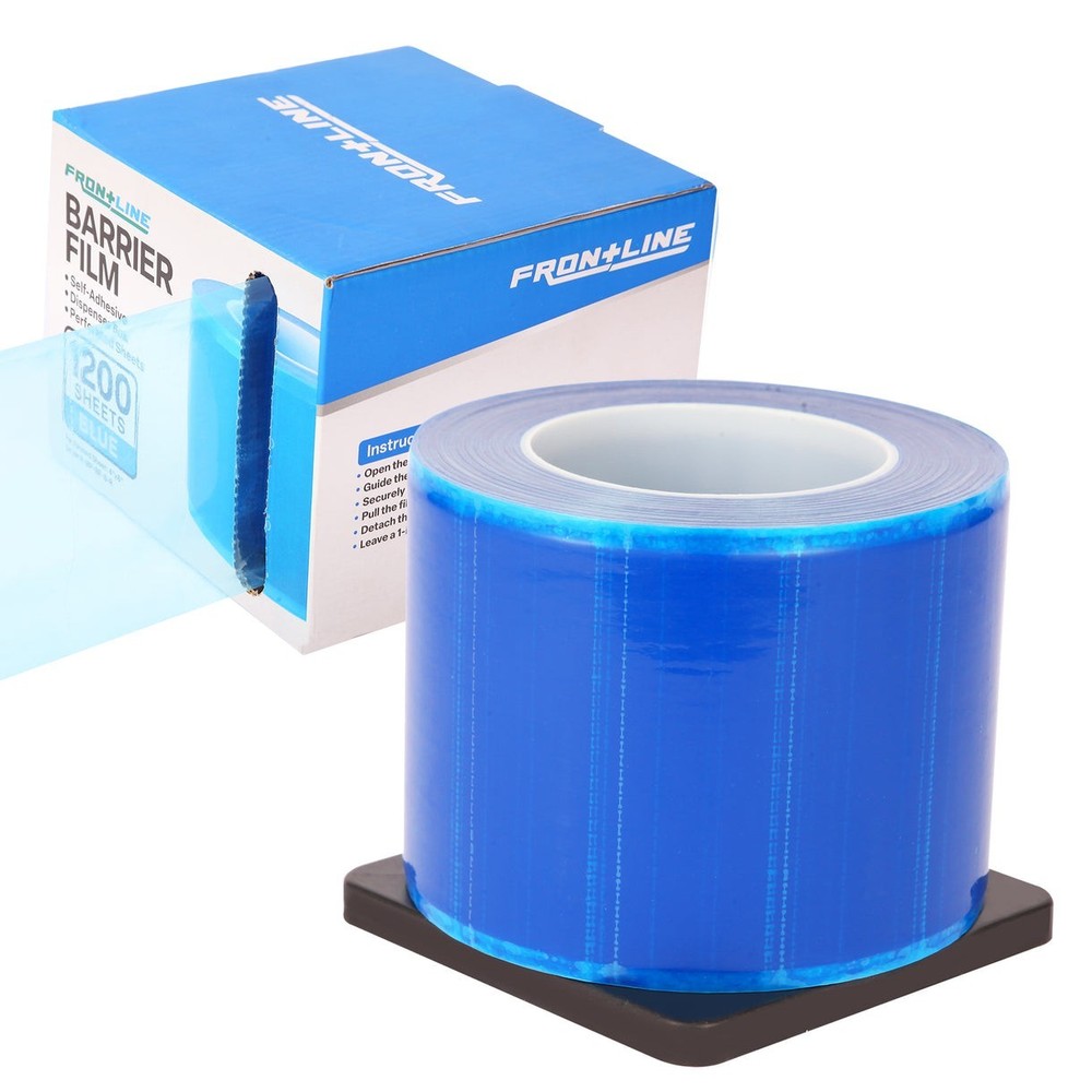 Blue Barrier Film Roll 1200 4×6 Sheets Dental Medical Tattoo No Residue