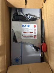 Eaton Heavy Duty Safety Switch Disconnect DH361NWK316 30A 551-600V stainless