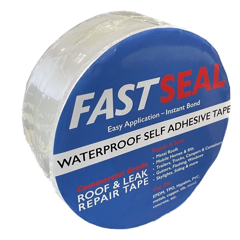 FastSeal RV Roof Tape, 2″ x 50′ White, UV-Resistant – Eternabond Equivalent