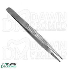 3 Pcs Bonney Tissue Forceps 1×2 Teeth Serrated Tips 7″ Surgery Instruments Set