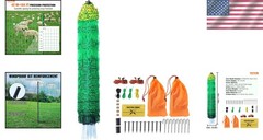 42″H x 164″L Electric Fence Netting – Durable PE Fencing for Livestock Safety