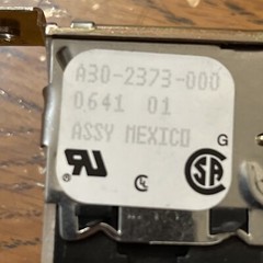 Ranco cold control thermostat A30-2373-000 (NEW) Qty-1 Free Same Day shipping !