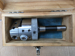 Unknown2 3 Feed Automatic Boring Head R8 Used & Works No Boring Bars Included