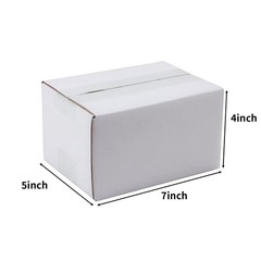 7x5x4 Inches Small White Shipping Boxes Set of 25, Sturdy Cardboard Boxes for…