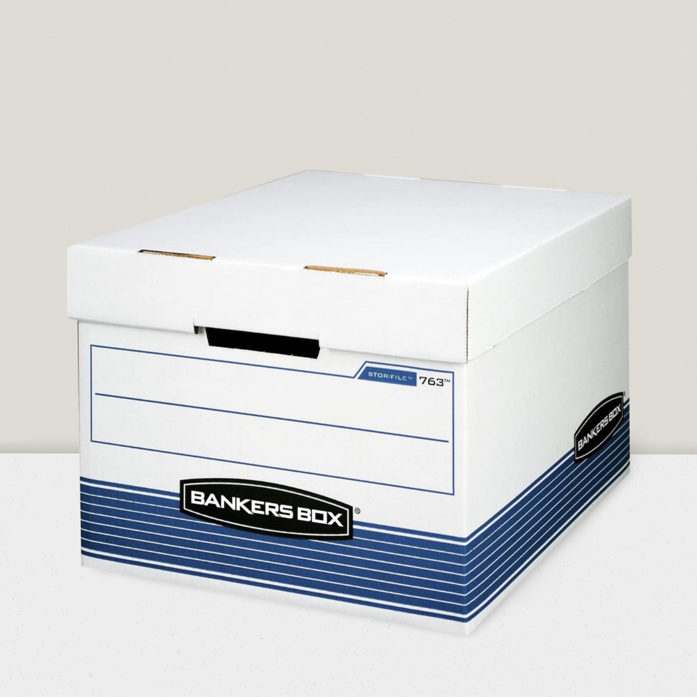 Box 20 Pack STOR/FILE Medium-Duty File Storage FastFold Lift-Off Lid Letter/Lega