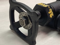Jerguson,STEM CR-13,Body Carbon Steel Valve