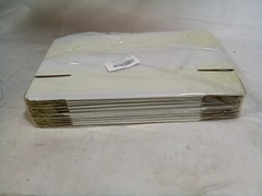 Flat Foldable Cardboard Gift / Shipping Boxes 10pk – White – 7X5X2″