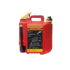 Surecan Sur5sfg2 Gas Can, Hdpe, 5 Gal, Flexible Rotating Nozzle, Self Venting,