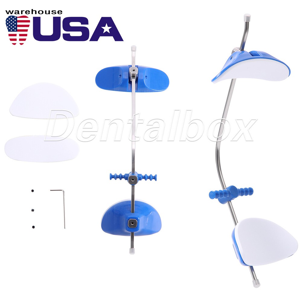 USA Dental Orthodontic Reverse Pull Headgear Facemask Facial Adjustable Blue