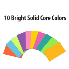 3.5″ x 2” Small Blank Bright Color Study Flash Cards – 450 Cards
