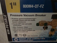 WATTS 1″ 800M4QT-1″ Anti-Siphon Backflow Preventer FNPT x FNPT For Water Media