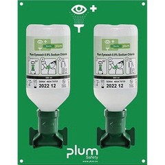 Eyewash station 2×0.5l H290xW228xD80approx.mm shelf life 3 years (unopened bottle)