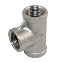 1/8″- 1″ 1/2″ NPT Tee T 3 way Female Thread Pipe Fitting Stainless Steel SS 304