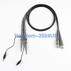 2pcs Oscilloscope Probe Scope Clip Test Cable Lead Kit 1X /10X BNC For P6100