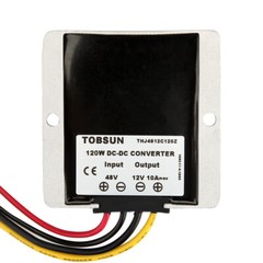48V to 12V Voltage Reducer DC to DC 10A 120W Converter Regulator Waterproof