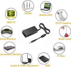 Compact 12V 5A Transformer – Reliable Power Adapter for Security Cameras & More