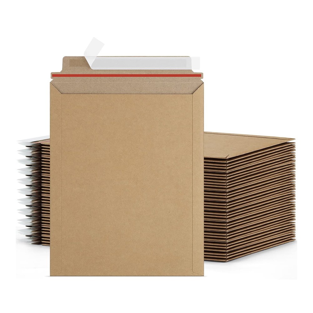 5000 Pcs Kraft Rigid Photo Document Mailers 11″x13.5″ Mailing Cardboard Envelope
