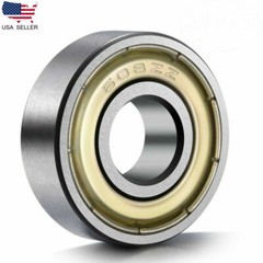 608-ZZ Ball Bearing 8x22x7 Dual Shielded Metal Chrome Skateboard 608Z (10 QTY)