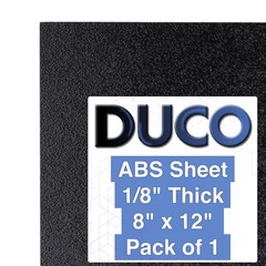 Versatile 1/8″ Thick ABS Plastic Sheet – Textured & Matte Finish for Creativity