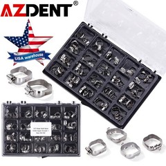 80PC Dental Orthodontic 1st Molar Buccal Tube UD/L/S Roth.022 With Bands 16#-35#