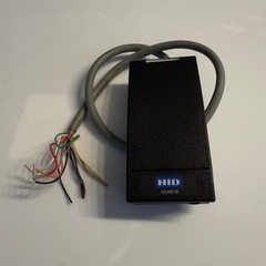 HID iCLASS SE R10 Smart Card Reader Black 900NTNNEK00000 R10EKNN Pigtail Mullion