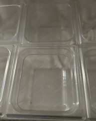 6 Each True Clear Food Pan 1/6 Size 4” Deep NSF Commercial Prep Polycarbonate