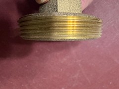 Unknown Brand 2″ Brass Clean Out Plug, Heavy Duty
