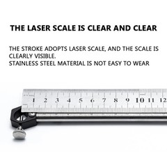 Woodworking DIY Dual-Purpose Straight & Curved Line Marker Parallel Line Marker