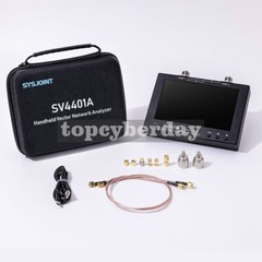 SV4401A 50KHz-4.4GHz Handheld Vector Network Analyzer Antenna 7″ 100DB Dynamic