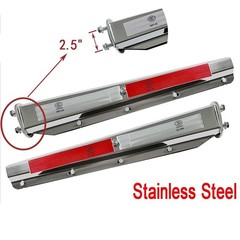 Bst Bssp Straight Spring Loaded Mud Flap Hanger For Semi Trucks Bolt Spacing