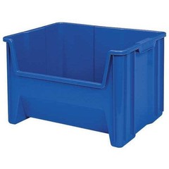 Akro-Mils 13017Red Stacking Bin, 15-1/4 In L X 19-7/8 In W X 12-1/2 In H, Red,