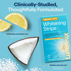 Lumineux Teeth Whitening Strips Kit – 9 Treatments 1 Count (Pack of 9), Clear