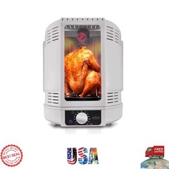 NutriChef Vertical Rotisserie Oven – 4Qt Electric Roaster for 700 Watts Cooking