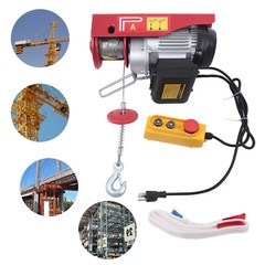 1100LBS Electric Hoist Winch Engine Crane 110V