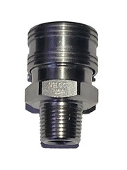 Prima 3/8 NPT Quick Connect Coupler Male Stainless Steel – MTM Veloci – USA