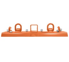 5-1/2″x22″Orange Tractor Bucket Grab Hooks Bolt 2″Hitch Receiver for Deere 1025R