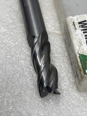 1/2” Hanita Widia Carbide End Mill, 3” OAL, .03 Radius, 3 Flute, Uncoated