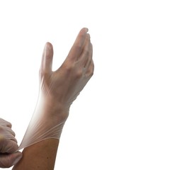 VINYL POWDER-FREE GLOVES LATEX FREE – LARGE