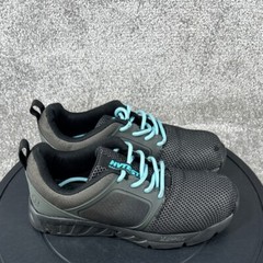 Hytest Shoes Womens Size 7.5 W Steel Toe k17400 Work Black Alpha Xergy SR