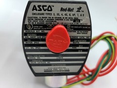 ASCO RED-HAT EF8125G030 3/4″ Gas Solenoid Blocking Valve 2 Way Normally Closed
