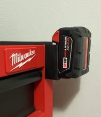 Magnet Battery Holder for Milwaukee M12/M18, Storage, Organize, Mount, Pack of 2