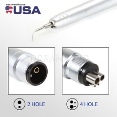 Kavo Style Dental Air Scaler Handpiece Sonic Scaler Cleaner 2/4Holes w/3pcs Tips